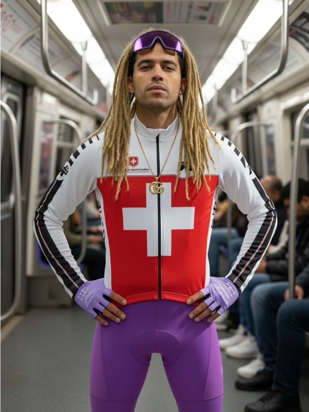 ASSOS Men's Swiss Cycling Performance Jacket - Red Black and White